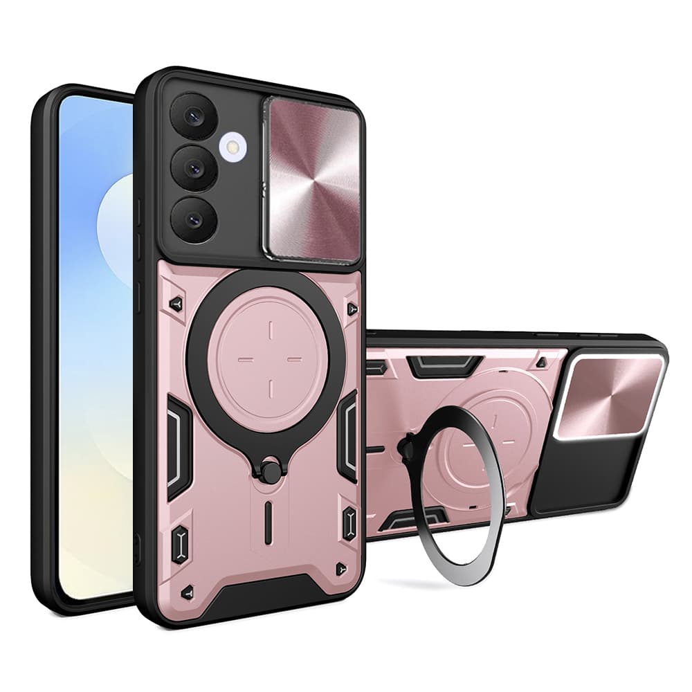 Ochranné pouzdro Techsuit CamGuard Pro pro Samsung Galaxy S25 FE růžově zlatá - náhled 1