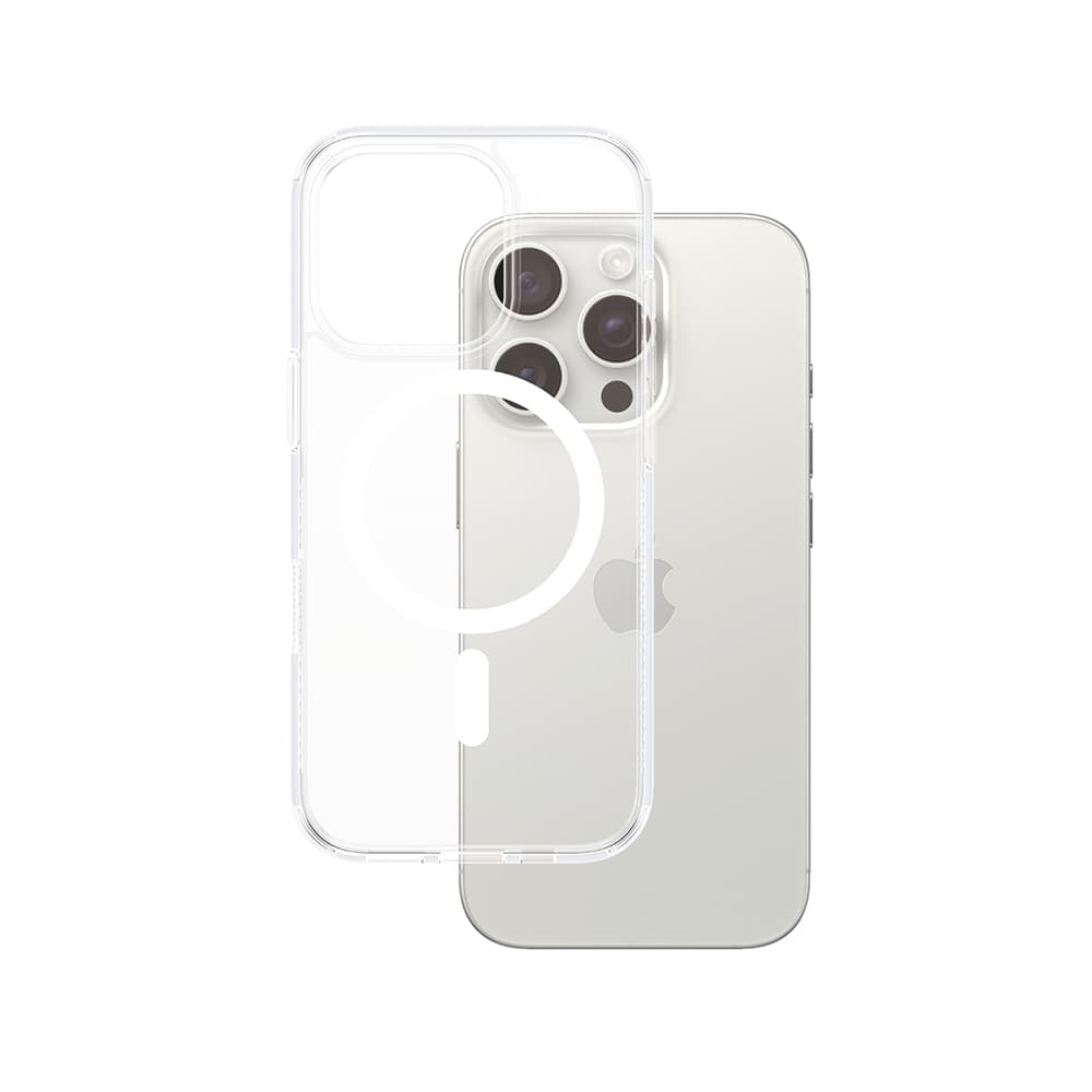 PanzerGlass® HardCase bílý MagSafe Series iPhone 16 Pro průhledný - náhled 1