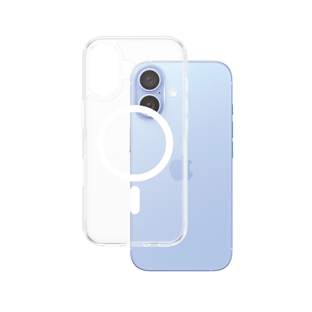 PanzerGlass® HardCase bílý MagSafe Series iPhone 16 průhledný - náhled 1