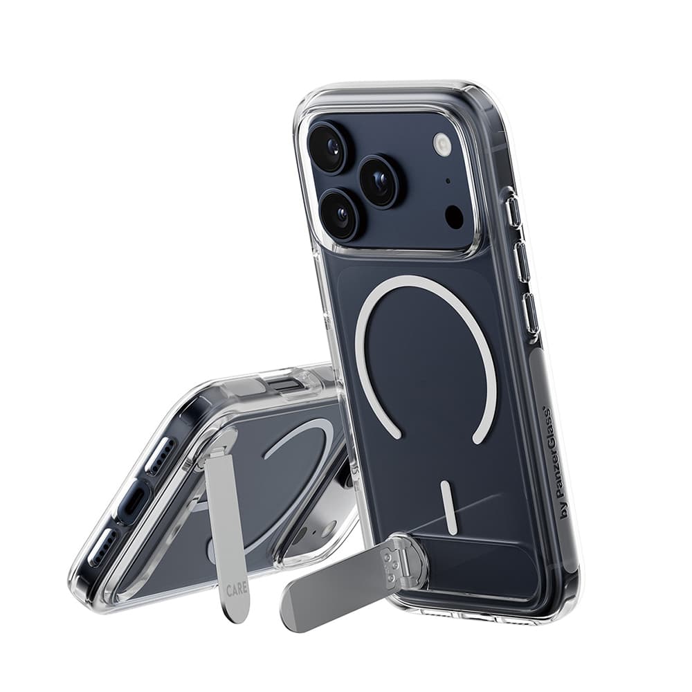 PanzerGlass® CARE Feature Kickstand MagSafe iPhone 17 Pro průhledný - náhled 1