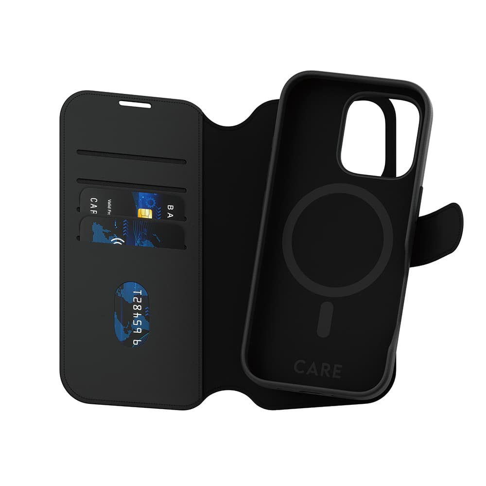 Pouzdro PanzerGlass CARE Feature MagSafe Tango Two-in-One Wallet iPhone 16 Pro černé - náhled 1