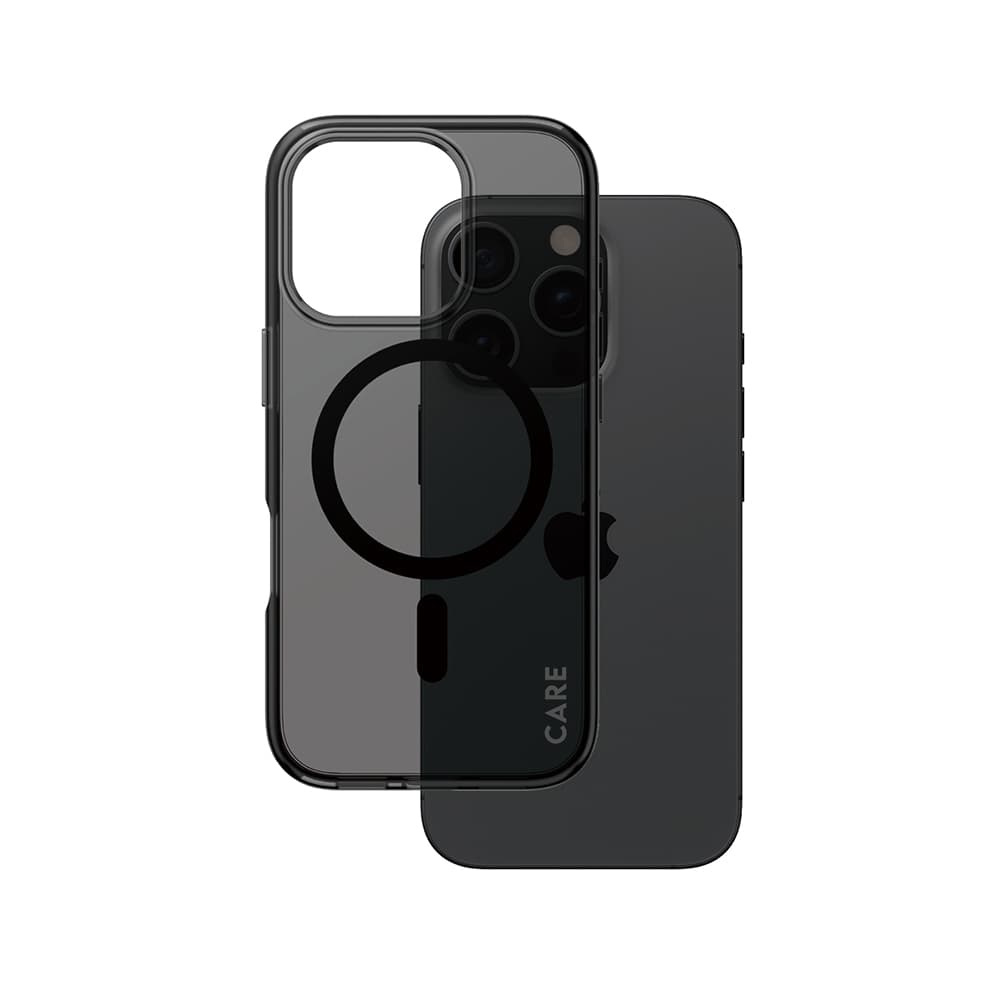 PanzerGlass® CARE Flagship Urban Combat černý MagSafe iPhone 16 Pro kouřový - náhled 1