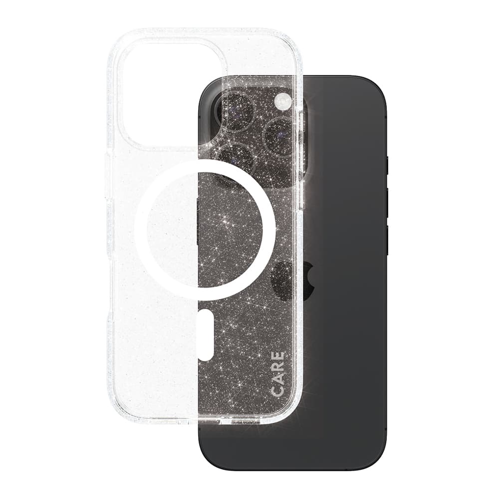 PanzerGlass® CARE Flagship Urban Combat Star Lit Bílá MagSafe iPhone 16 Pro Průhledný - náhled 1