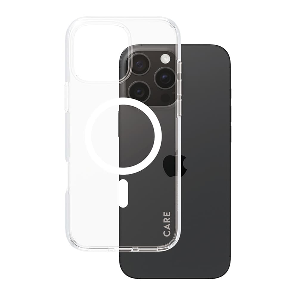 PanzerGlass® CARE Flagship Urban Combat bílý MagSafe iPhone 16 Pro Max průhledný - náhled 1