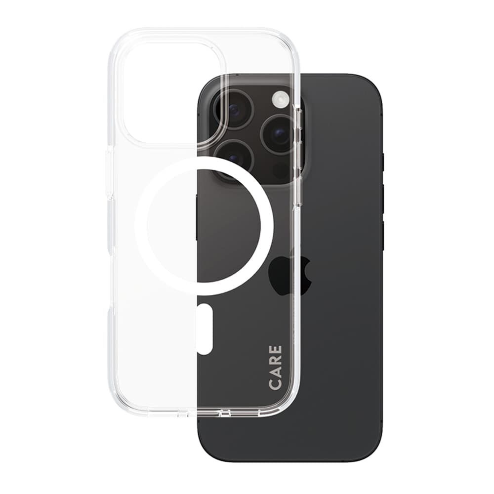 PanzerGlass® CARE Flagship Urban Combat bílý MagSafe iPhone 16 Pro průhledný - náhled 1