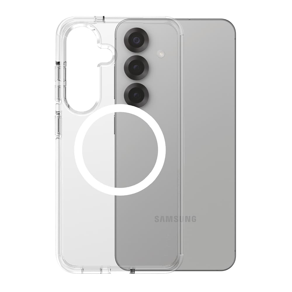 PanzerGlass® CARE Flagship Urban Combat bílý Qi kompatibilní Samsung Galaxy S25 průhledný - náhled 1