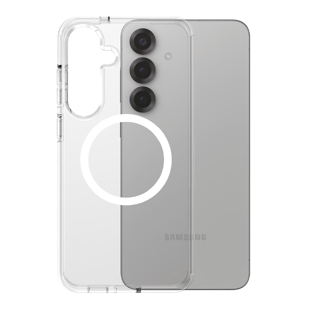 PanzerGlass® CARE Flagship Urban Combat bílý Qi kompatibilní Samsung Galaxy S25 Plus průhledný - náhled 1