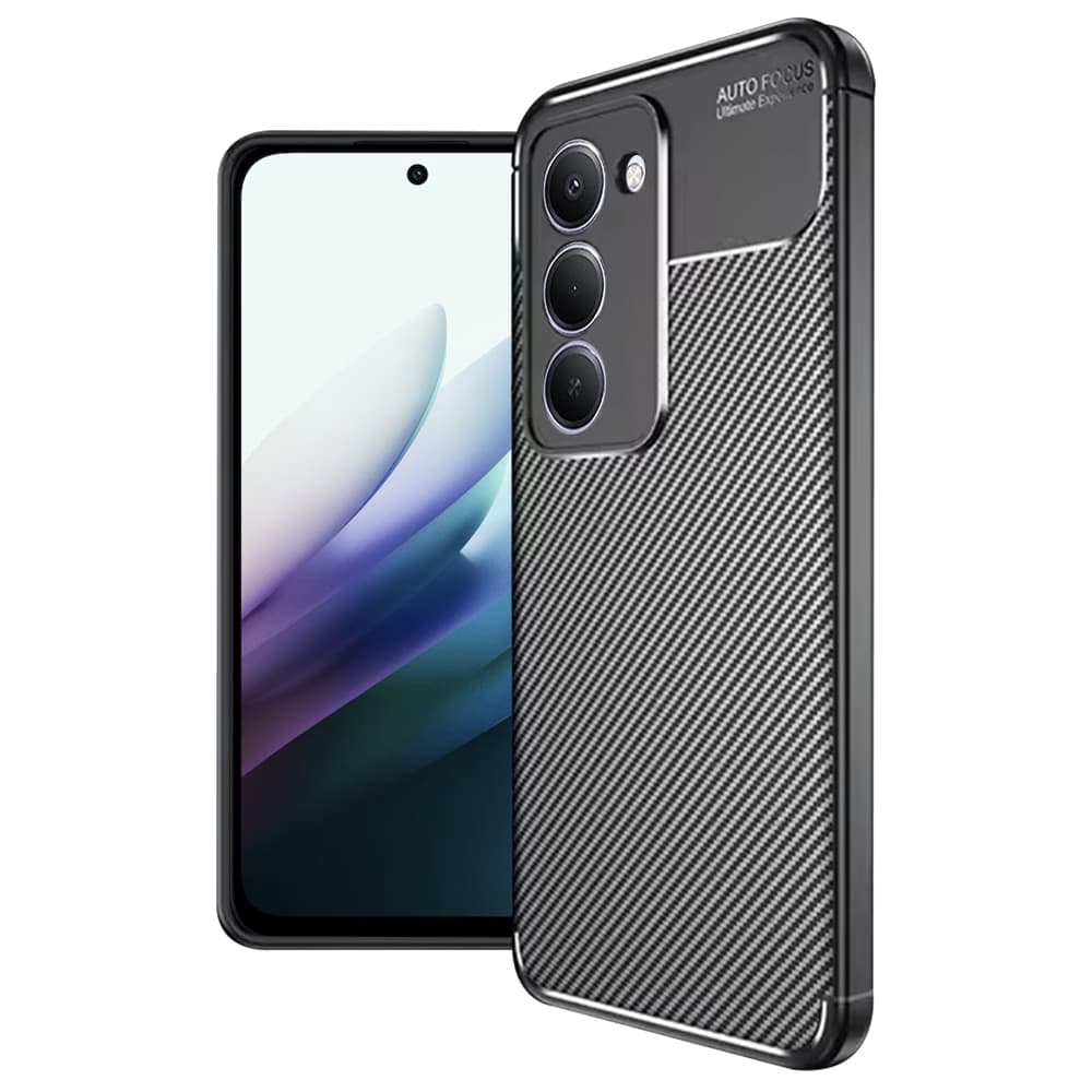 Pouzdro Techsuit CarbonFiber pro Xiaomi Redmi 15 4G / 5G černé - náhled 1