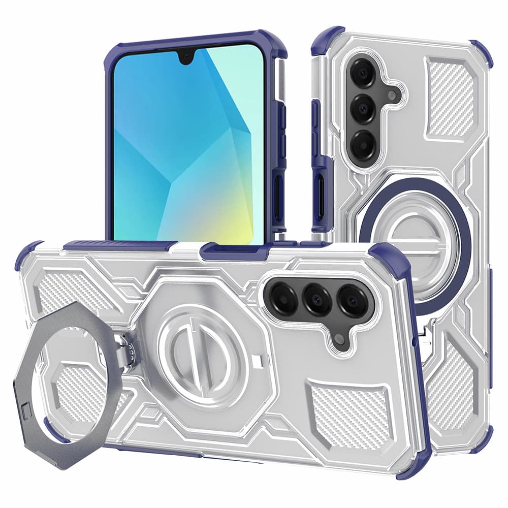 Techsuit Carbon Shield PRO pro Samsung Galaxy A16 4G/A16 5G modrý průhledný - náhled 1