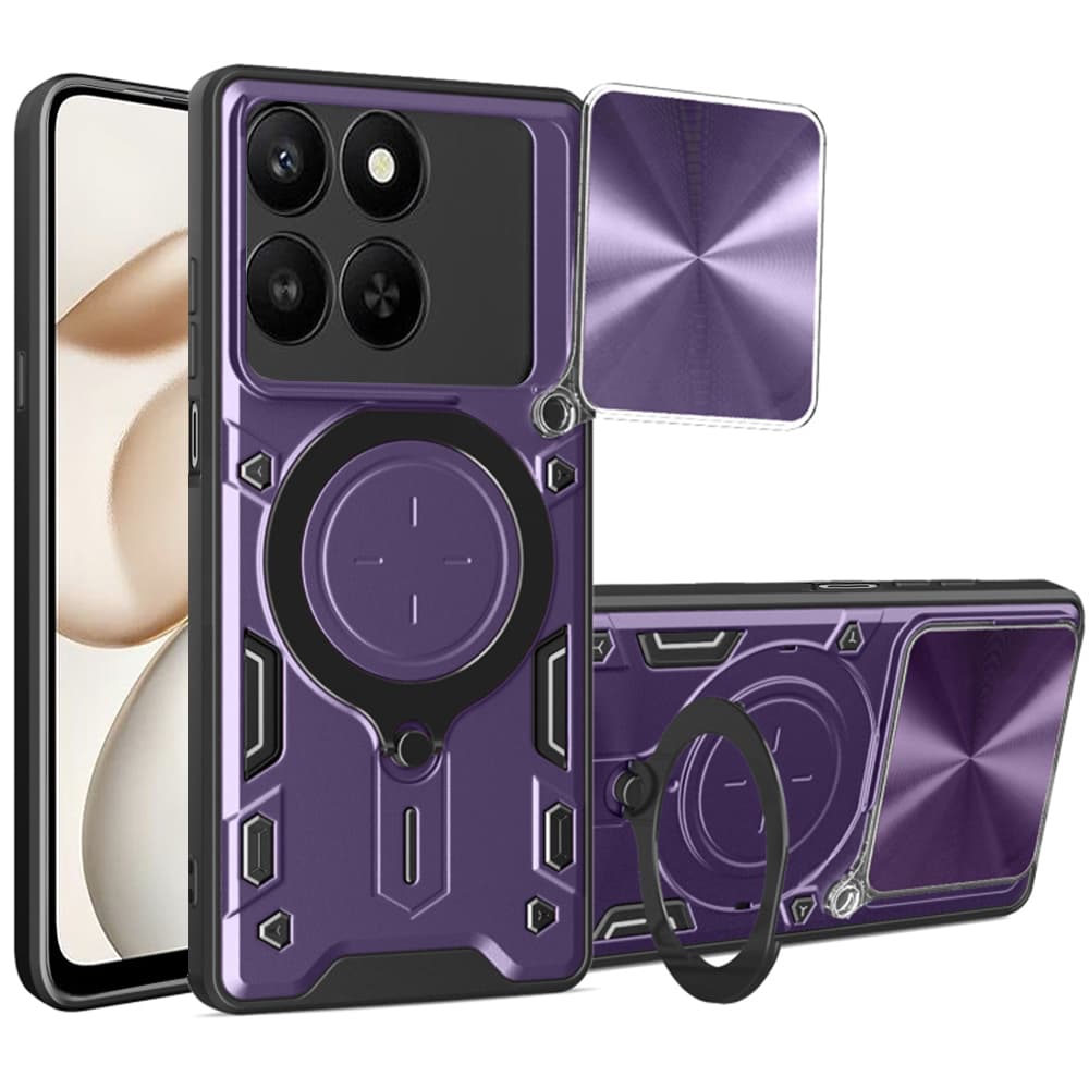 Techsuit CamGuard Pro Honor 400 Smart 5G 400 Smart 4G X7d 4G fialová - náhled 1