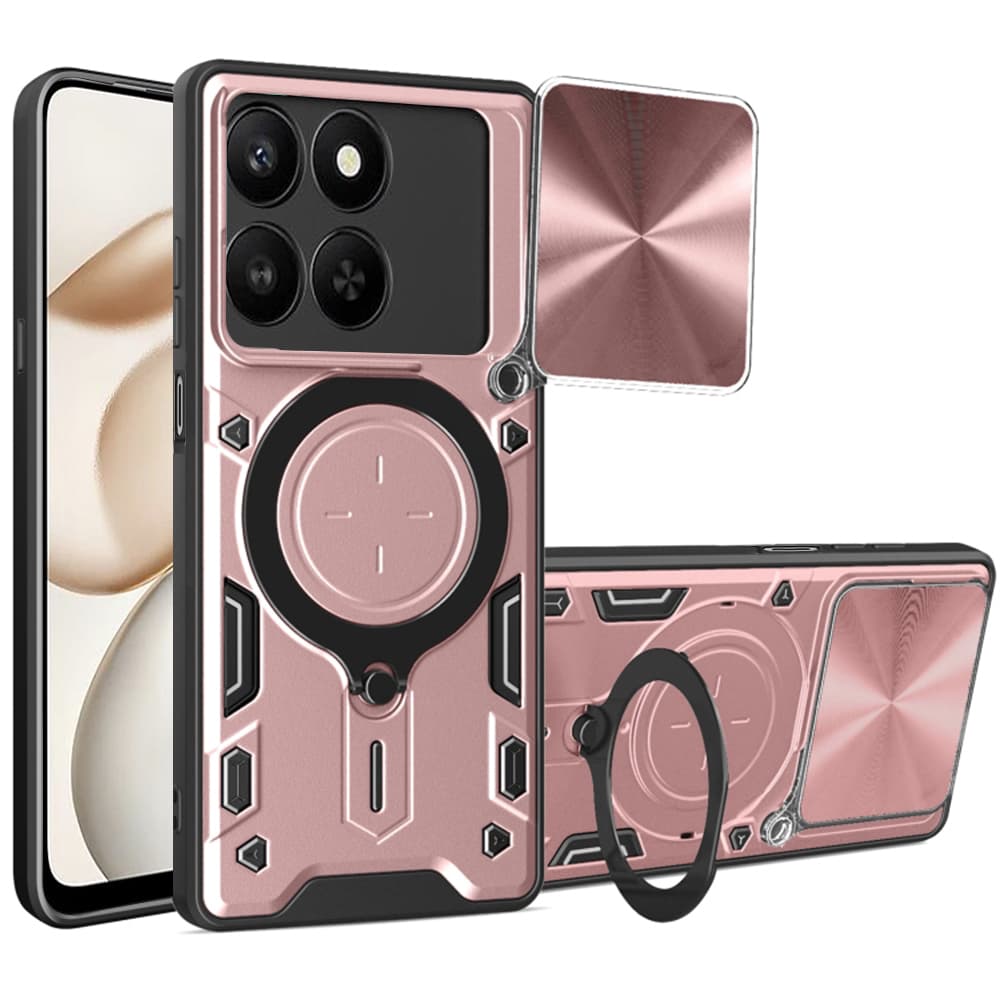 Techsuit CamGuard Pro Honor 400 Smart 5G 400 Smart 4G X7d 4G růžově zlatá - náhled 1