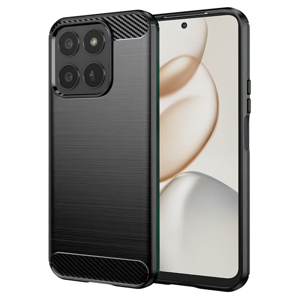 Techsuit Carbon Silicone pro Honor 400 Smart 5G 4G X7d 4G černý - náhled 1