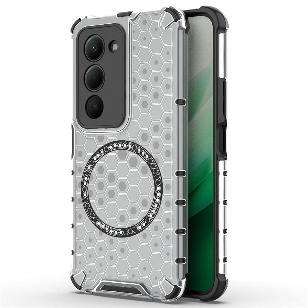 Techsuit HoneyComb Shield MagSafe pro Xiaomi Redmi 15 4G / 5G bílý - náhled 1