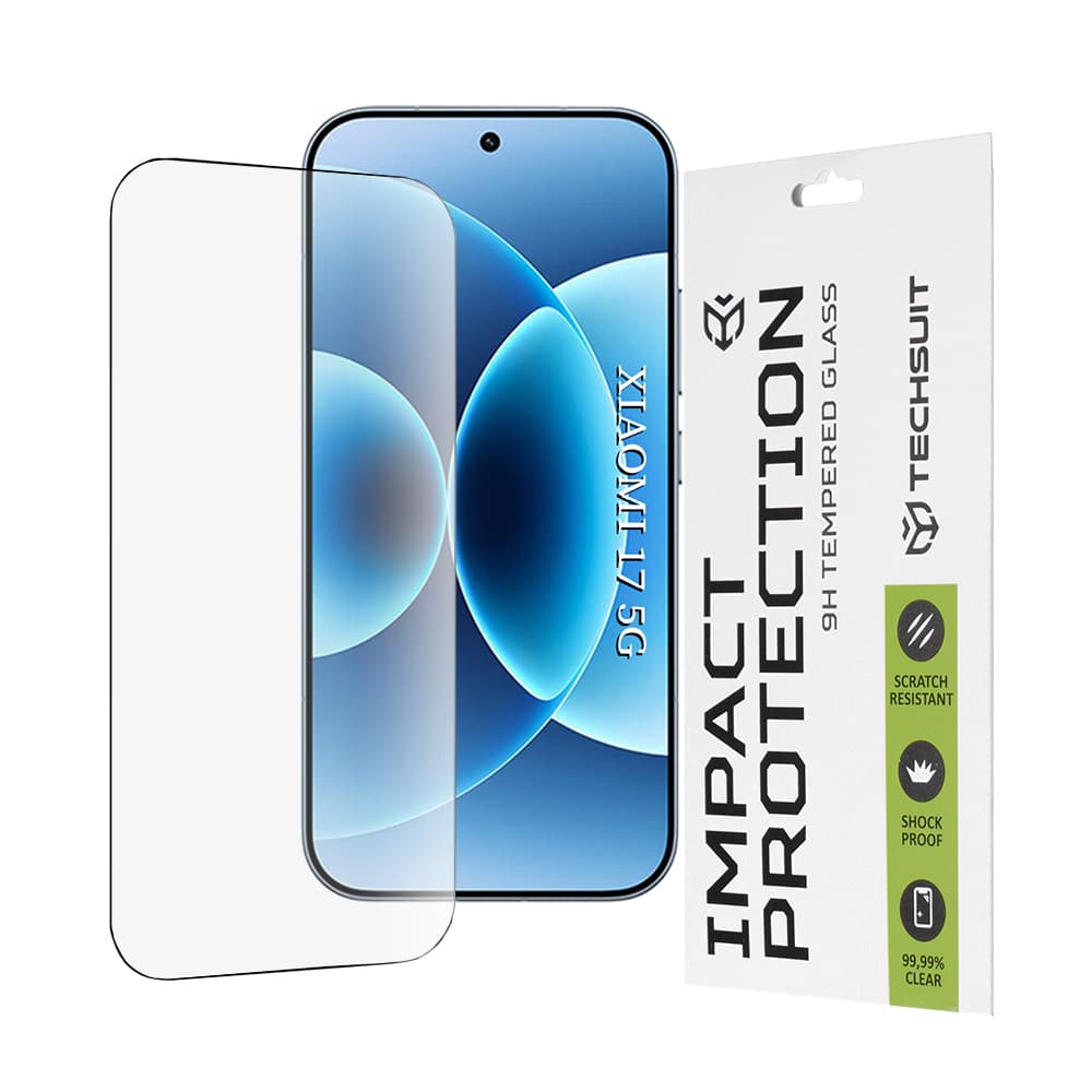 Ochranné sklo Techsuit 111D pro Xiaomi 17 černé - náhled 1