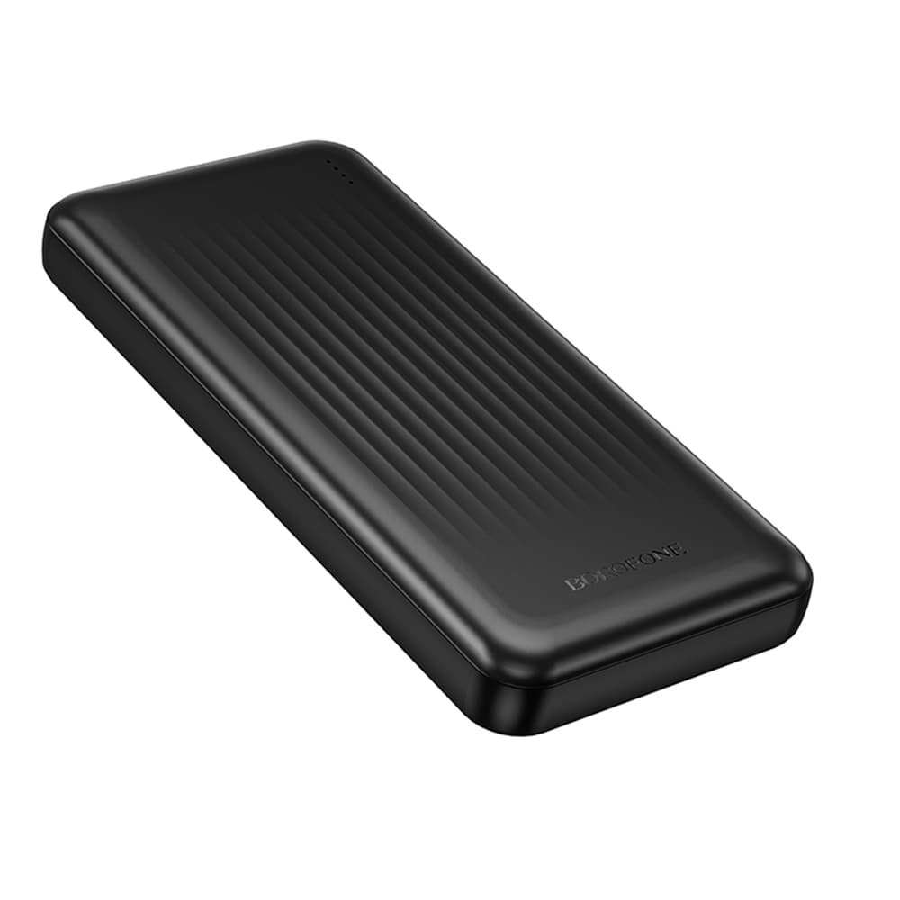 Borofone Power Bank Clever Series BJ78 2x USB USB-C Micro-USB LED indikátor Rychlé nabíjení 10000mAh černá - náhled 1