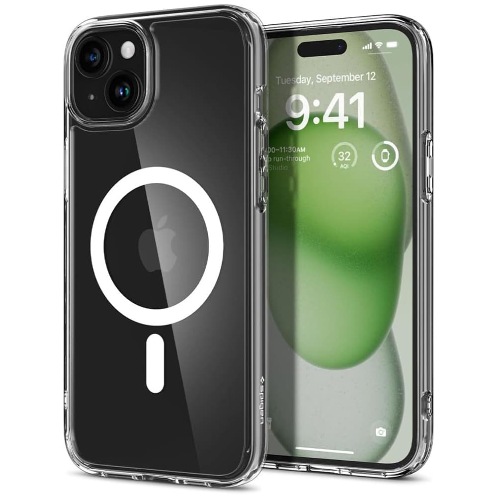 Spigen Ultra Hybrid MagSafe pro iPhone 15 bílý - náhled 1