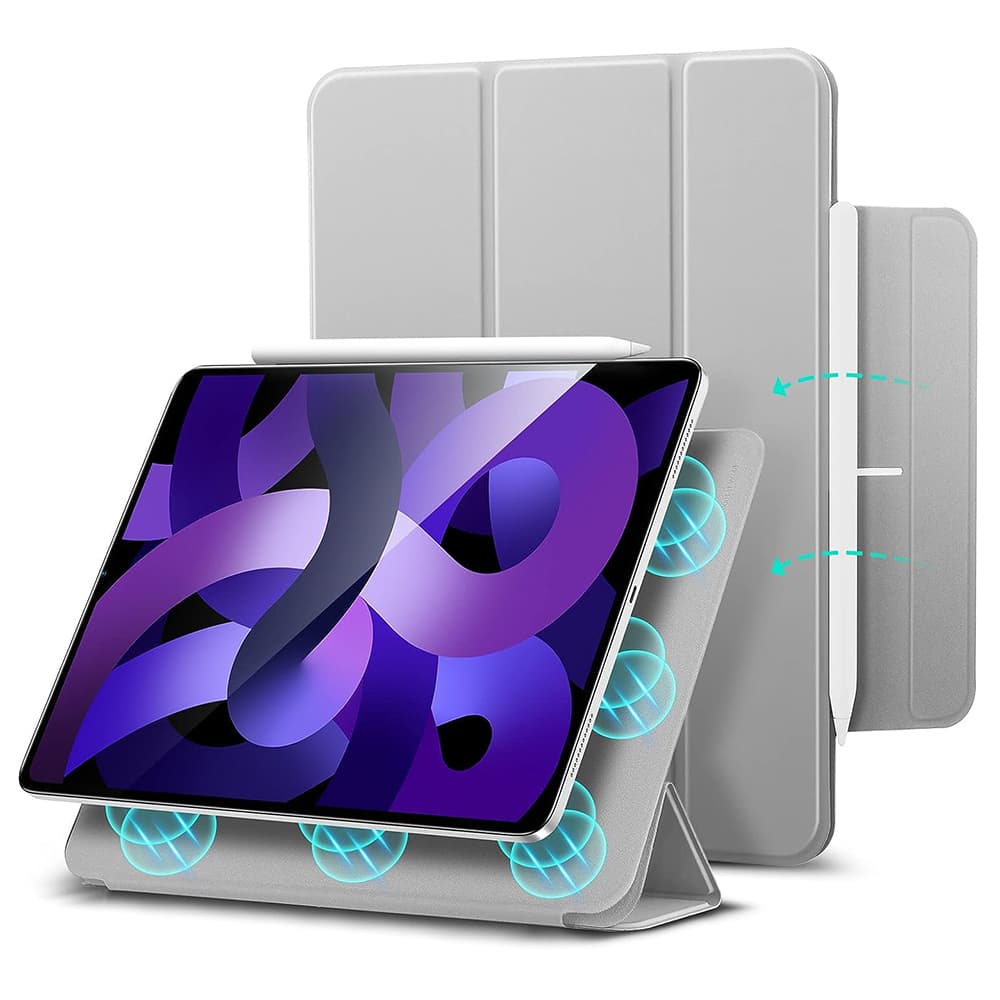 ESR Rebound Magnetic iPad Pro 11 2018 Air 4 5 11 2020 2022 2024 šedý - náhled 1