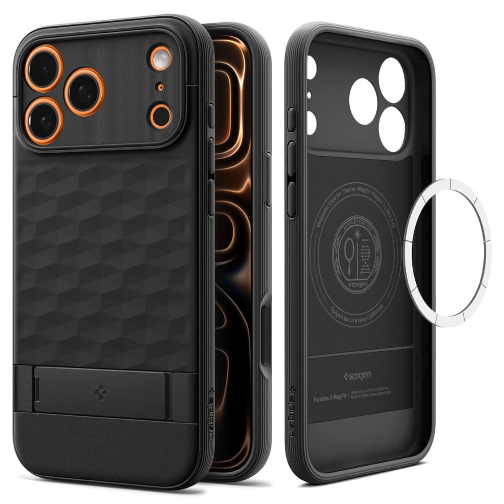 Spigen Caseology Parallax "S" MagSafe iPhone 17 Pro matná černá - náhled 1