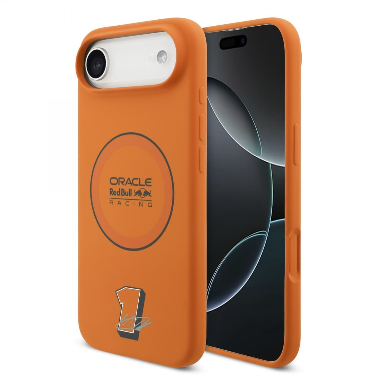 Zadní kryt Red Bull Silicone Blue Ring MagSafe pro iPhone Air Orange - náhled 1