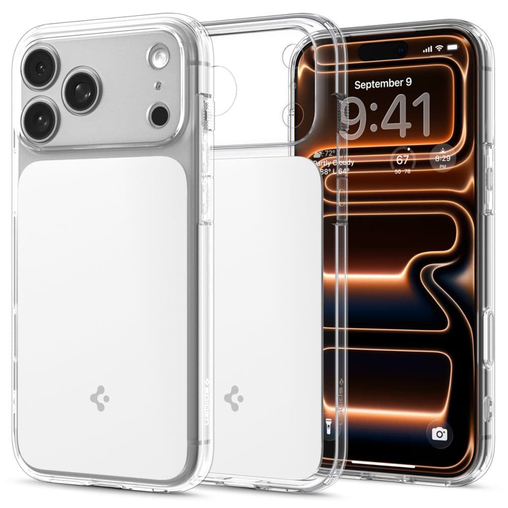 Spigen Ultra Hybrid T MagSafe iPhone 17 Pro průhledný bílý - náhled 1