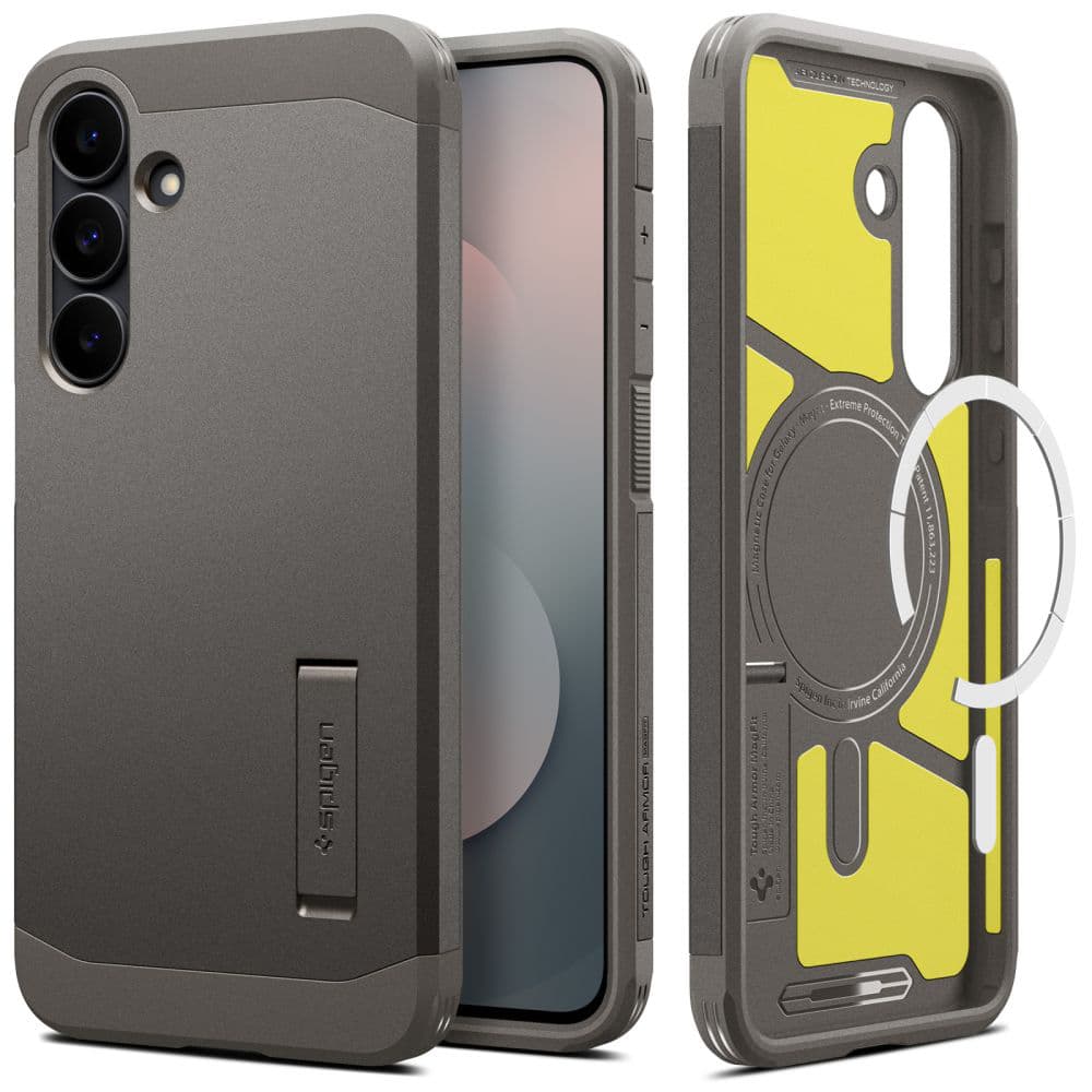 Spigen tough armor magsafe Samsung Galaxy S25 FE gunmetal - náhled 1