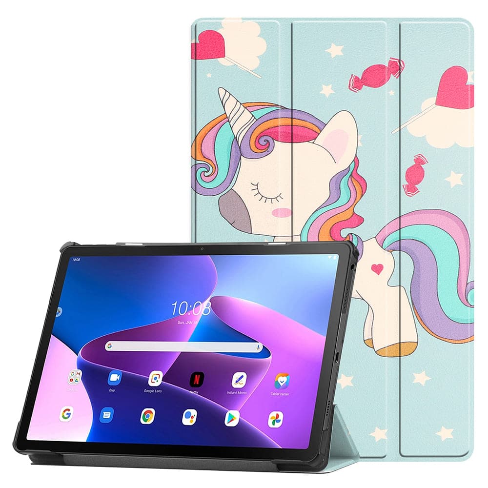 Techsuit FoldPro pouzdro Samsung Galaxy Tab A11 A9 jednorožec