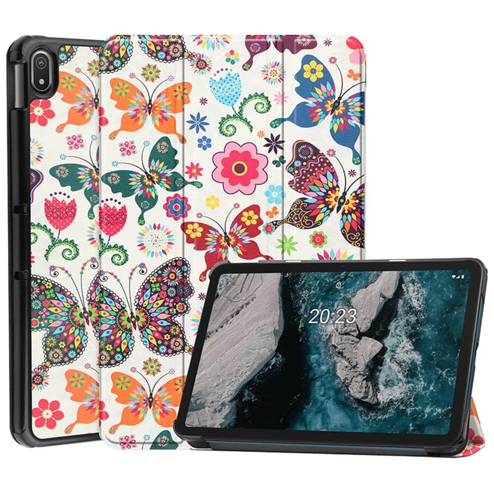 Techsuit FoldPro pouzdro Samsung Galaxy Tab A11 Plus A9 Plus motýl