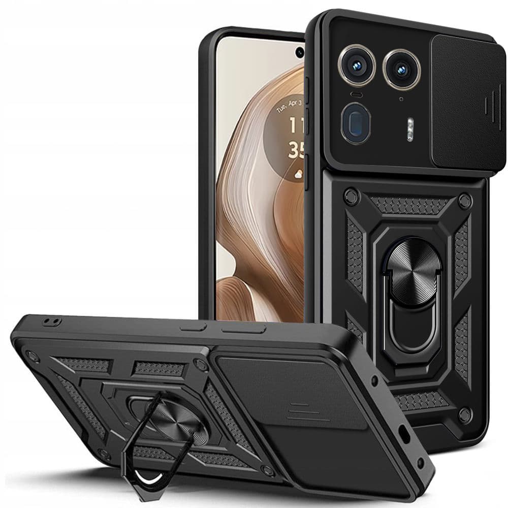 Pouzdro Techsuit CamShield Series pro Motorola Edge 50 Ultra černé - náhled 1