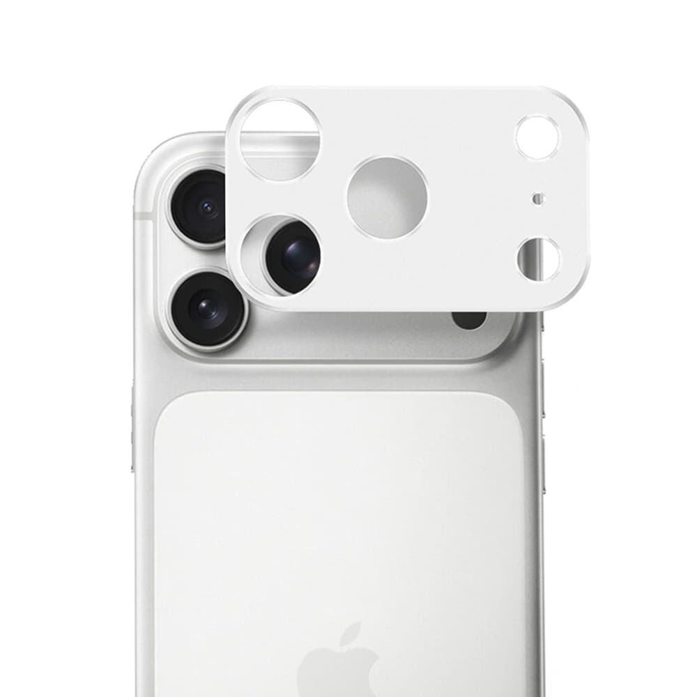 Techsuit celoplošné sklo na fotoaparát iPhone 17 Pro stříbrné - náhled 1