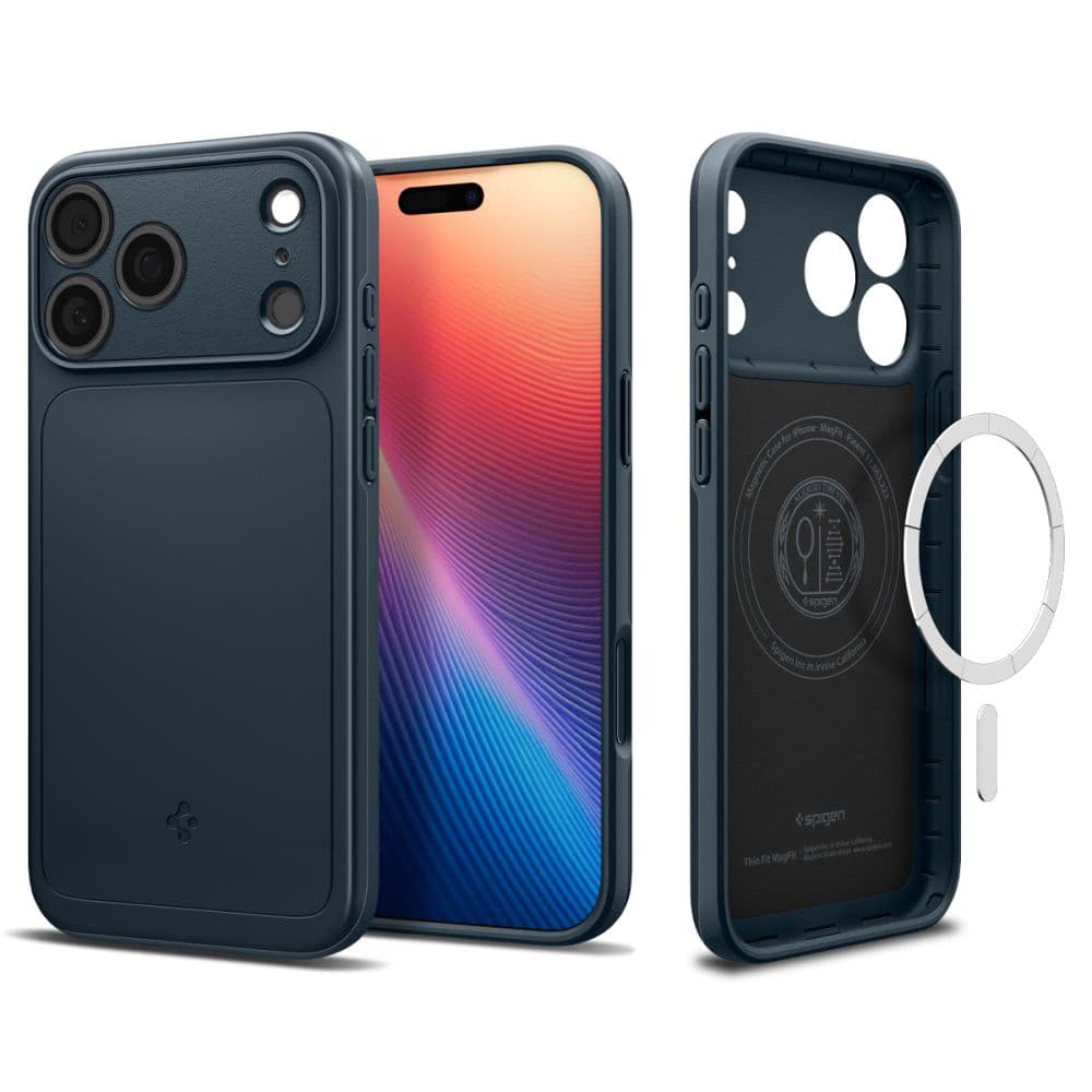 Spigen Thin Fit MagSafe pro iPhone 17 Pro Max Metal Slate - náhled 1