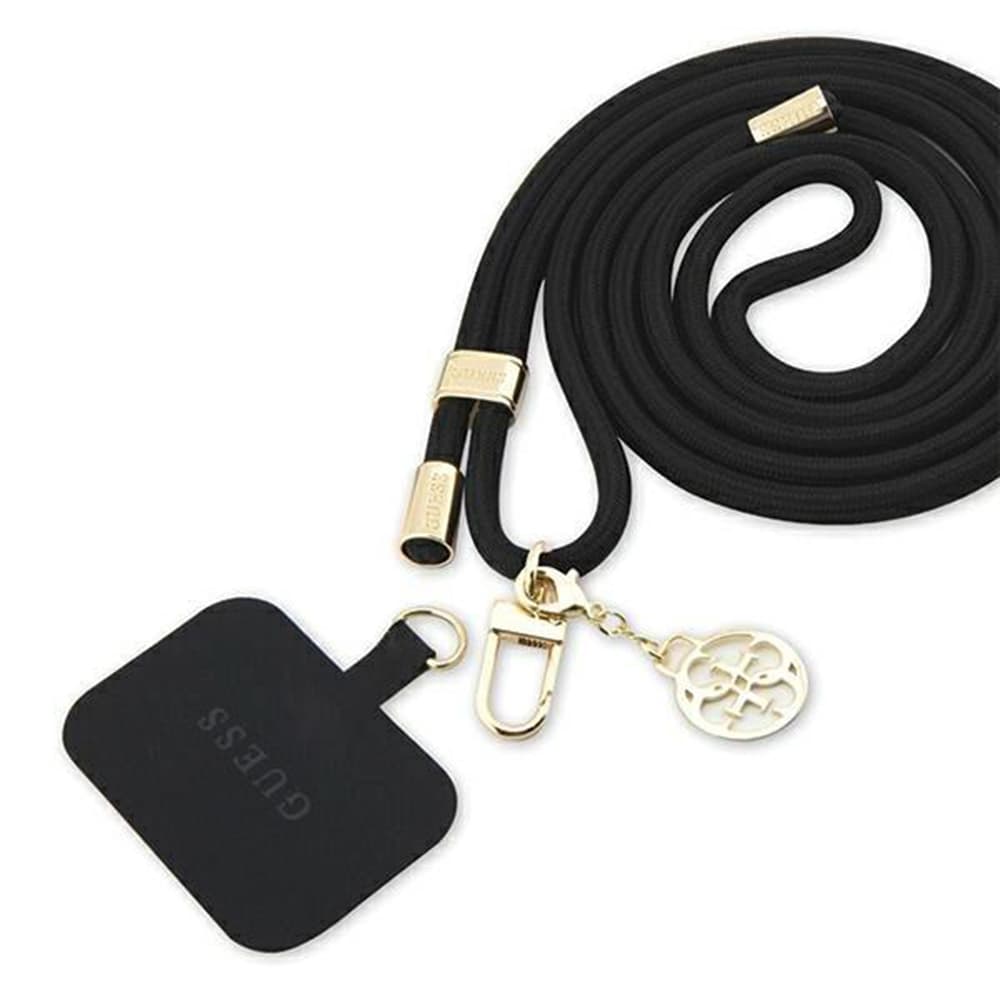 Guess crossbody šňůrka GUOUCNMG4EK univerzální nylon černá - náhled 1