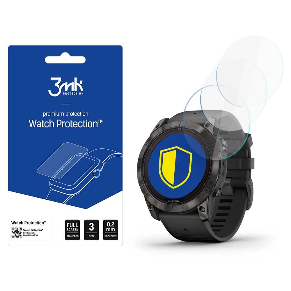 3mk FlexibleGlass 3 balení Garmin Fenix 7X Pro Solar čiré - náhled 1