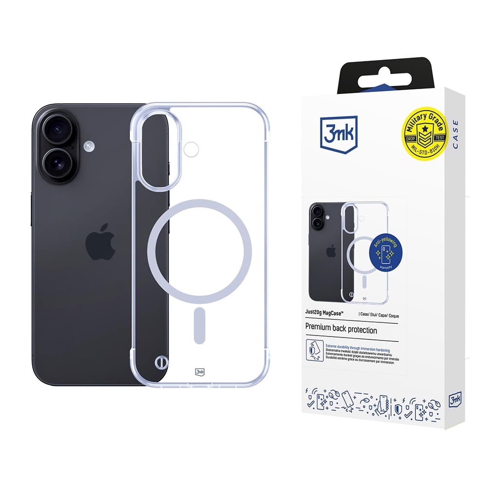 3mk Just20g MagCase iPhone 17 průhledný - náhled 1