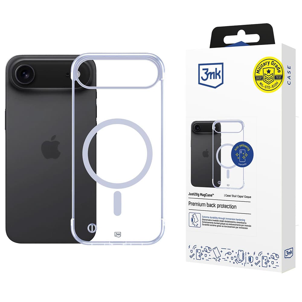 3mk Just20g MagCase iPhone 17 Air průhledný - náhled 1