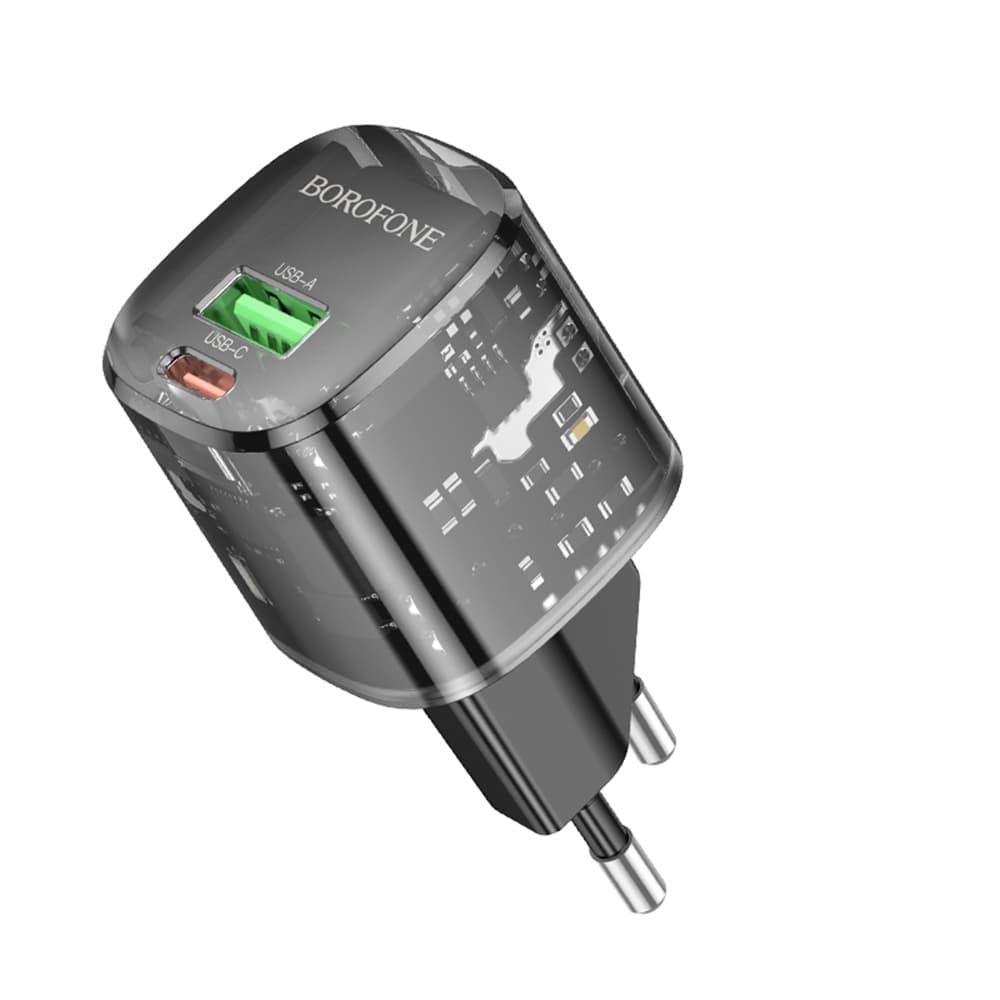 Borofone síťová nabíječka Sunlight BN17 USB-C USB-A PD20W QC30 - náhled 1