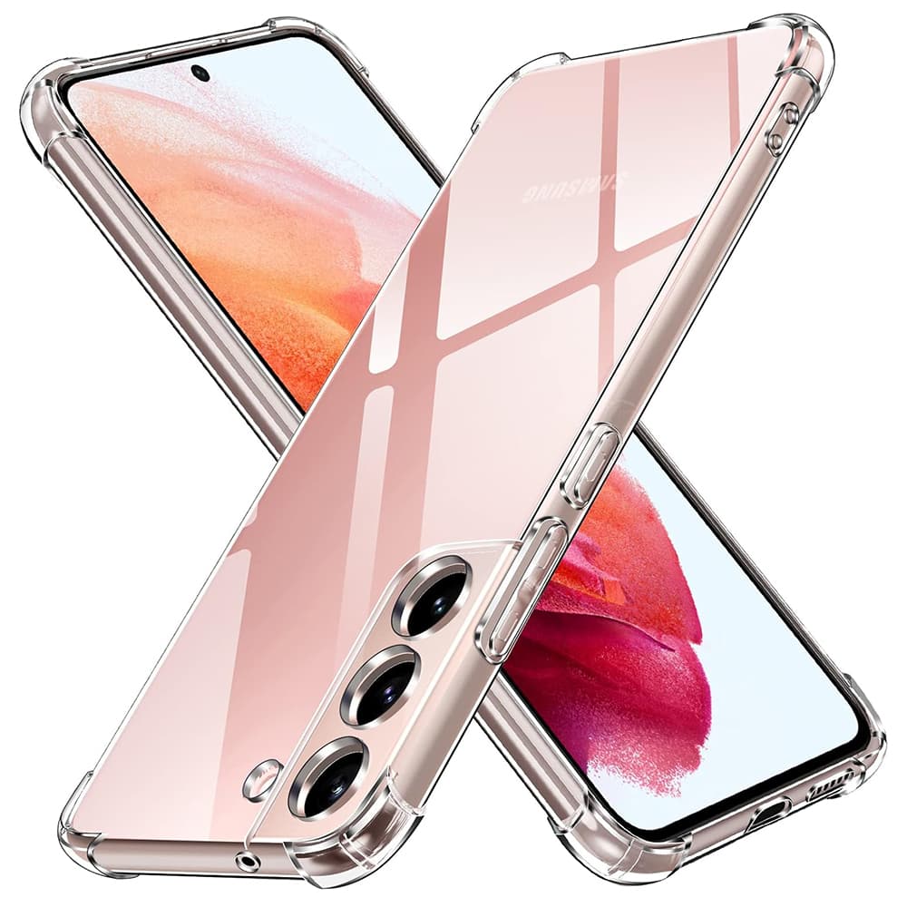 Techsuit nárazuvzdorný průhledný silikon Samsung Galaxy S22 5G - náhled 1