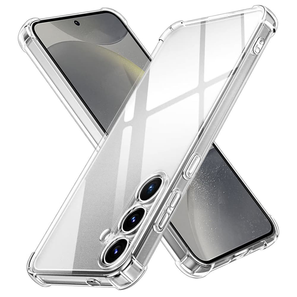 Techsuit nárazuvzdorný průhledný silikonový kryt pro Samsung Galaxy S24 - náhled 1