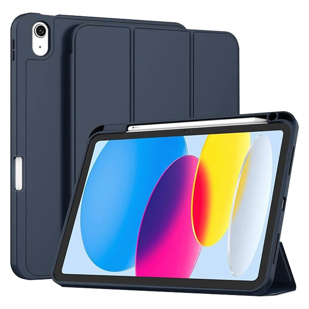 Techsuit Flex Trifold s držákem na tužku iPad 10 (2022) 10.9 11 (2025) tmavě modrá - náhled 1