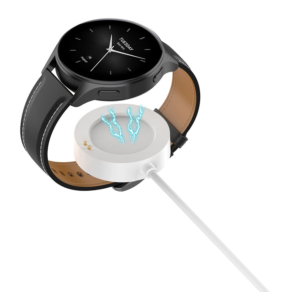 Techsuit bezdrátový nabíjecí kabel (TXC5) pro Xiaomi Watch S4 2 S3 H1 Watch2 Pro S2 bílý - náhled 1