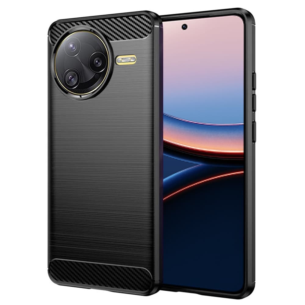 Techsuit Carbon Silicone Xiaomi Poco F7 Ultra černý kryt - náhled 1