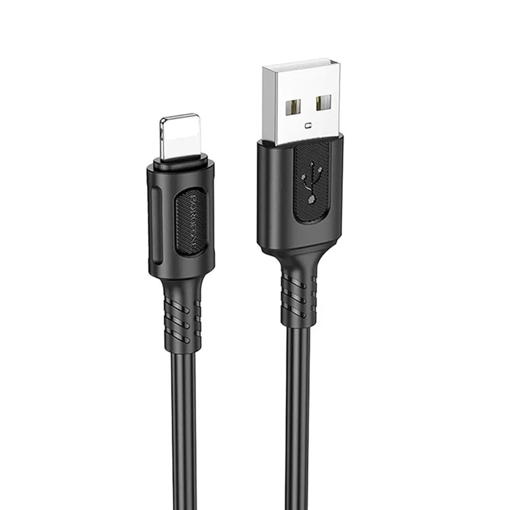 Borofone Datový kabel Feliz Series BX111 USB to Lightning 1m Černý - náhled 1