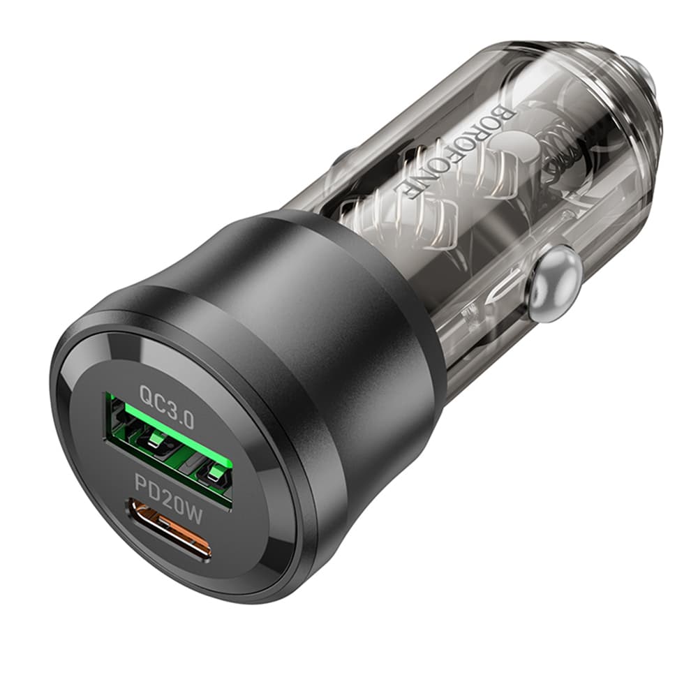 Borofone Journey BZ25 autonabíječka USB-C rychlé nabíjení 38W - náhled 1