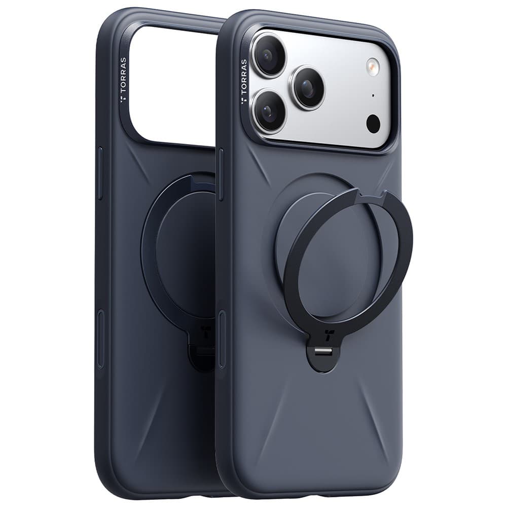 Torras QPRO Silicone Series iPhone 17 Pro tmavě modrý - náhled 1