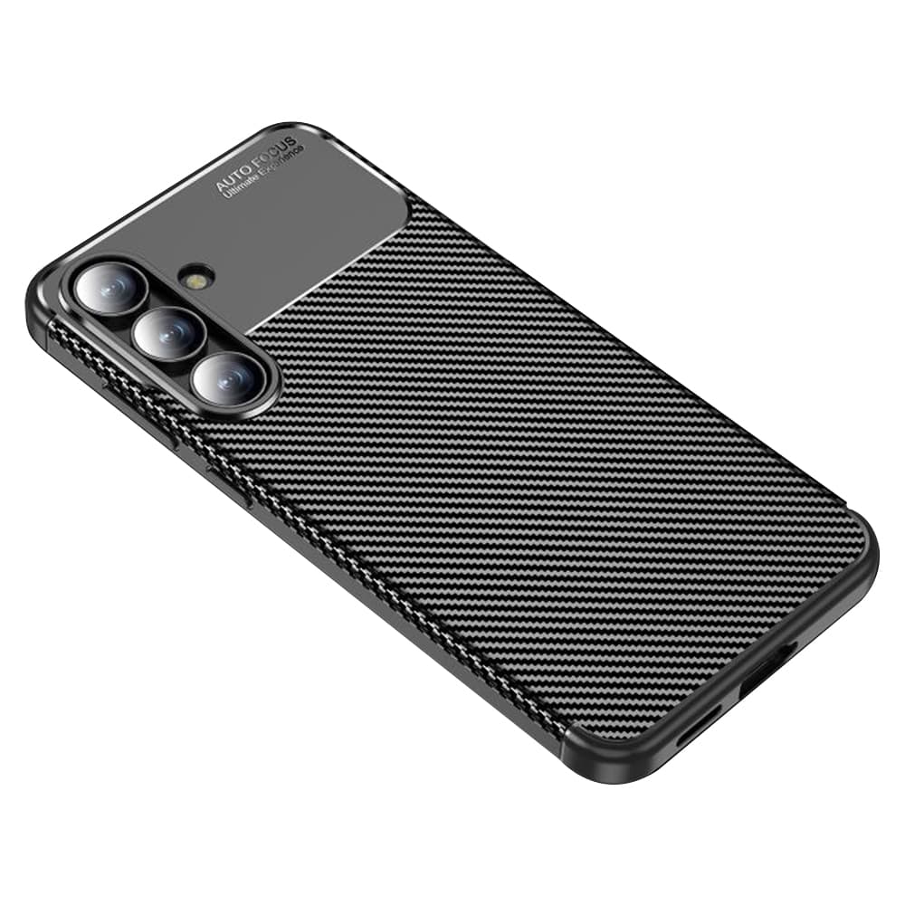 Techsuit CarbonFiber Samsung Galaxy S25 FE černý - náhled 1