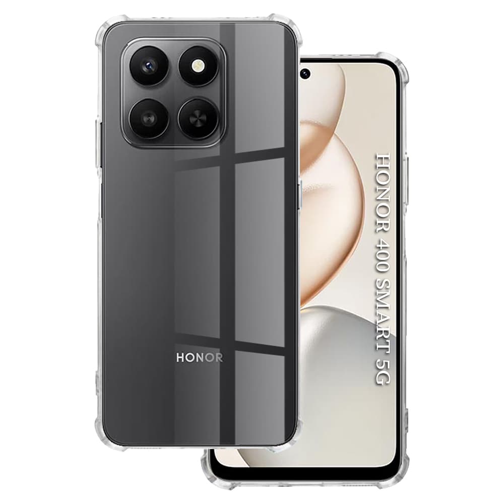 Techsuit nárazuvzdorný průhledný silikon Honor 400 Smart 5G 400 Smart 4G X7d 4G - náhled 1