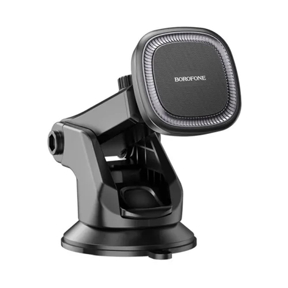Borofone držák do auta Ice BH97 magnetický s přísavkou 360° černo šedý - náhled 1