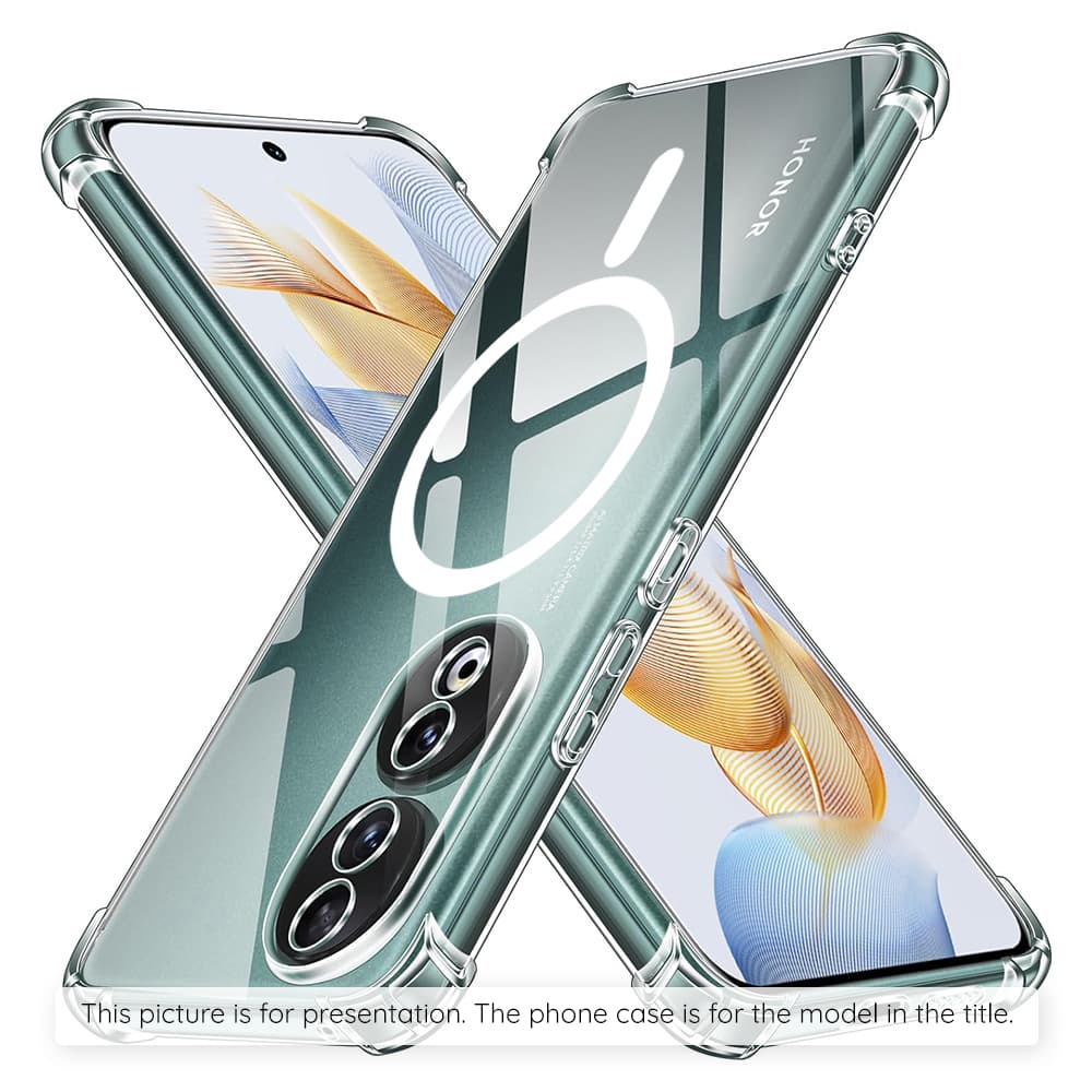 Techsuit Shockproof Clear Silicone MagSafe Xiaomi 17 čirý