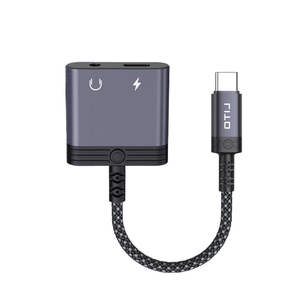 Lito audio adaptér LA04T USB-C na jack 3,5 mm černý - náhled 1