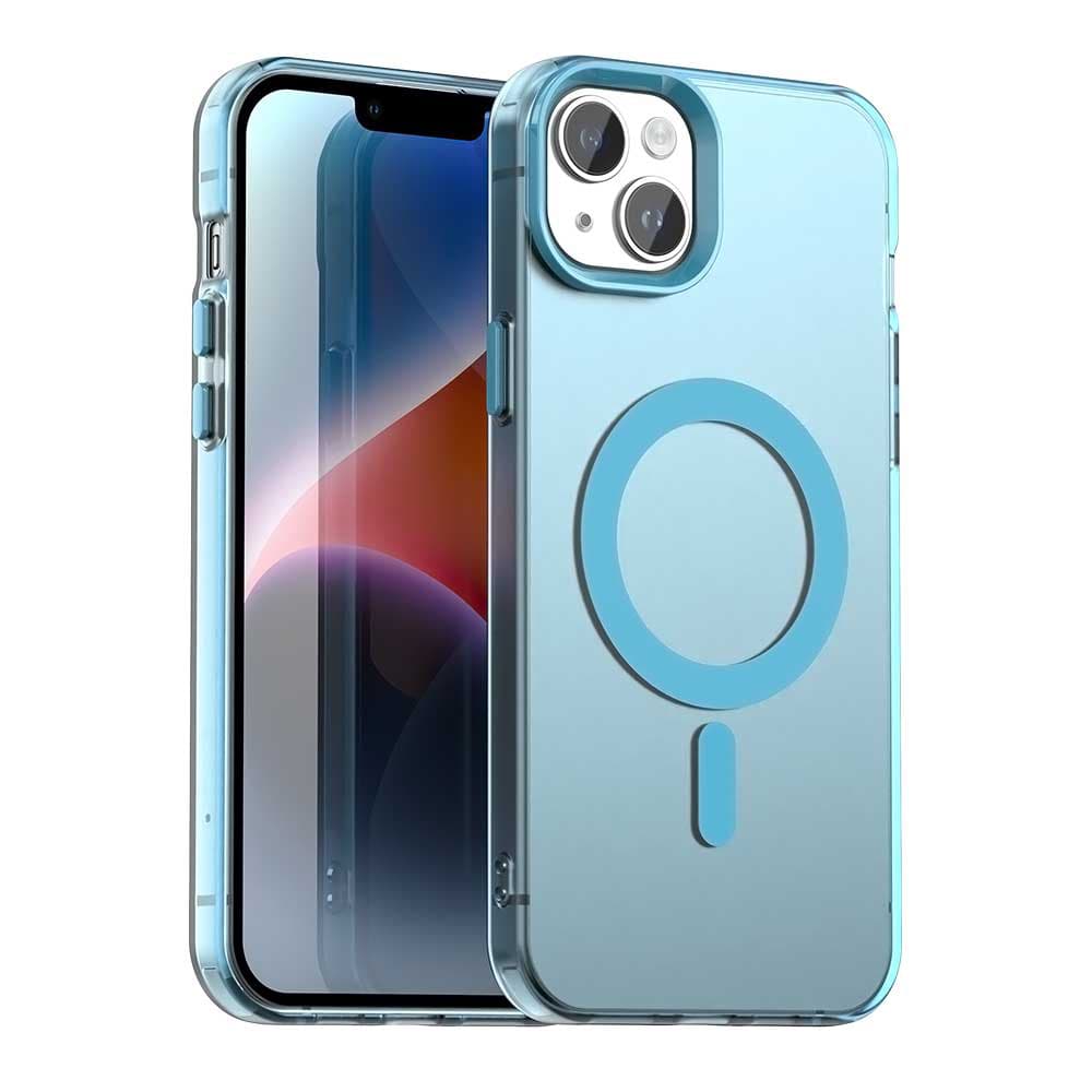 Techsuit CandyCase MagSafe pro iPhone 14 modrý - náhled 1