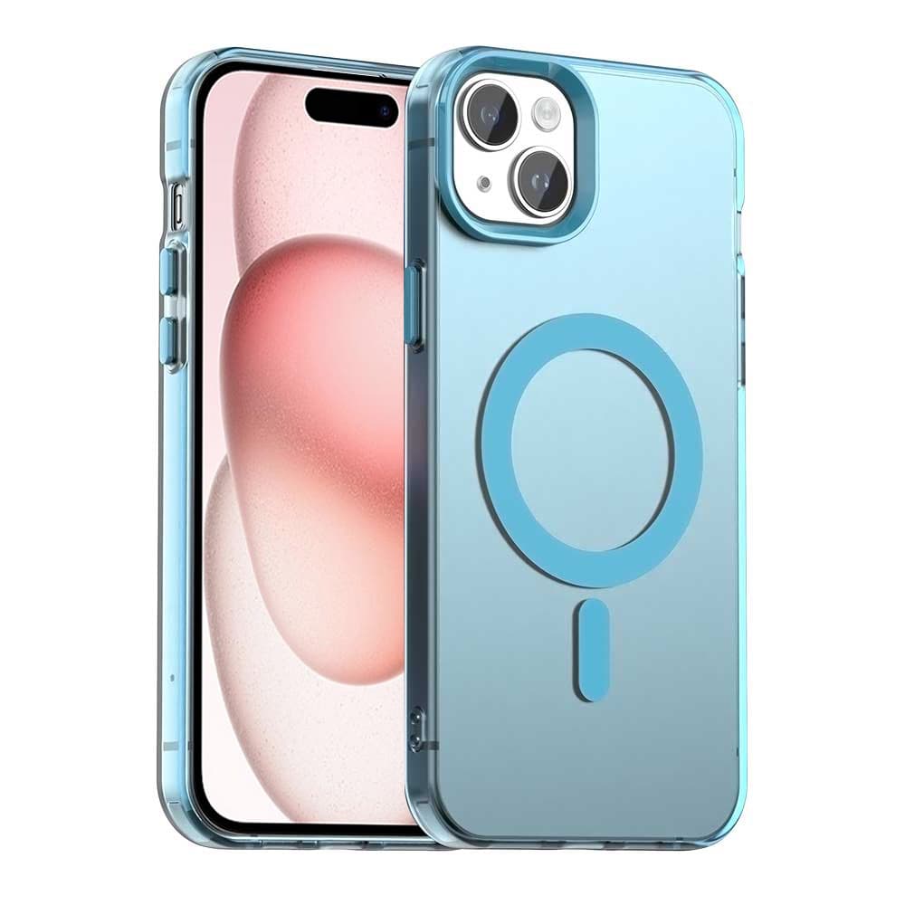 Techsuit CandyCase MagSafe pro iPhone 15 modrý - náhled 1